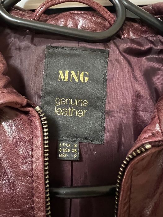 Pardesiu piele Mango