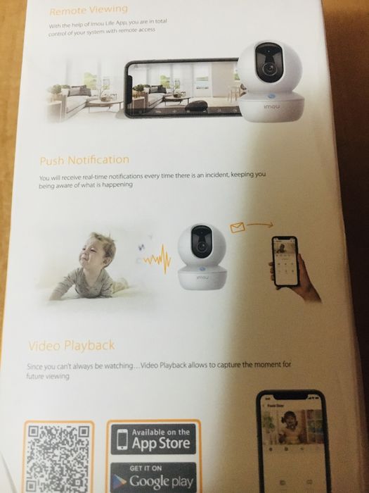 IMOU XIOAMI (MI) BABY видео няня беспроводная WI-FI подарок MicroSD