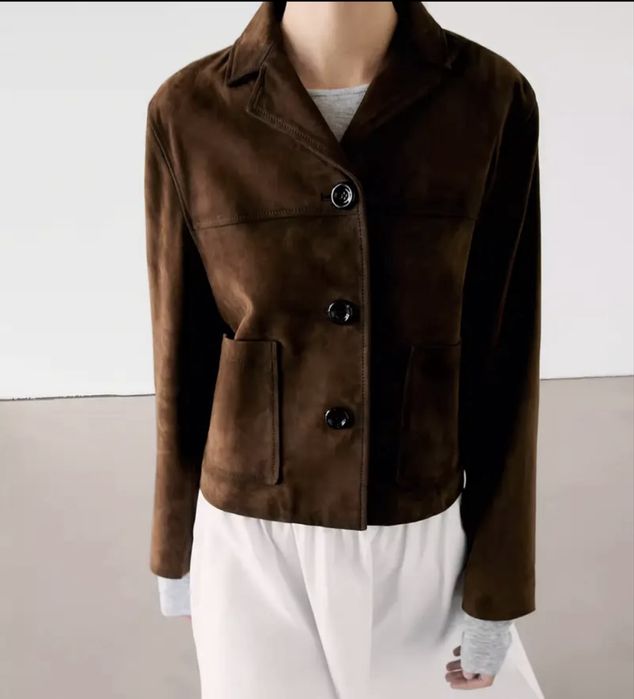 Эко куртка под замшу