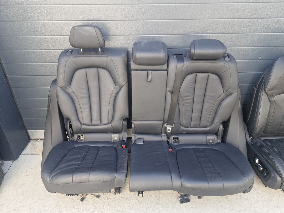 Scaune interior piele neagră bmw x5 g05