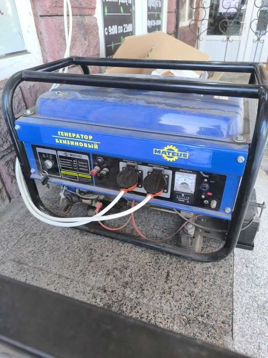 Аренда Генератора 6,5кВт Матеус  Прокат Электростанции (Бензин) Астана