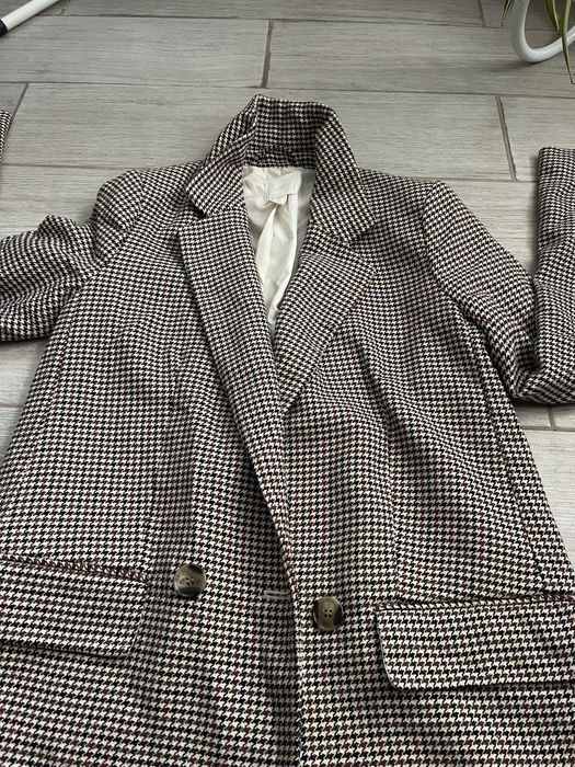 Карирано дамско сако