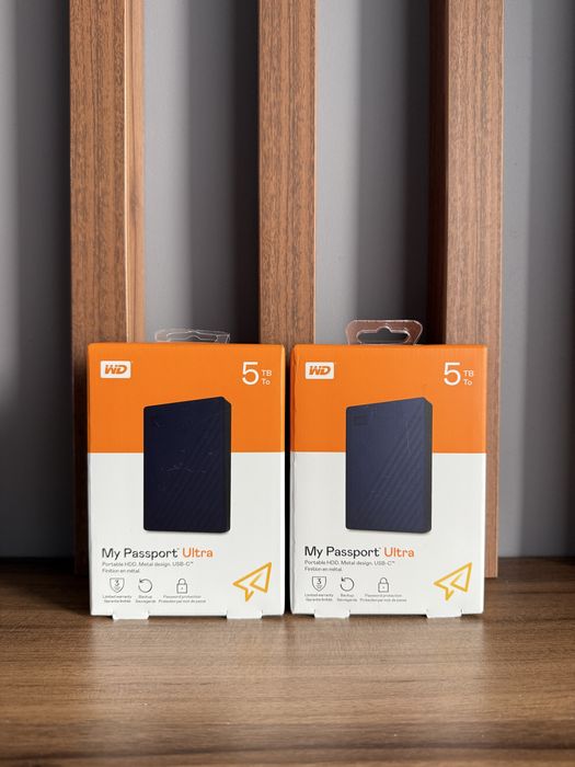 WD My Passport Ultra 5TB - Noi - Sigilate