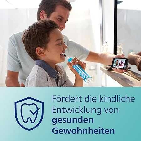 Звукова електрическа четка за зъби за деца 3+ Philips Sonicare HX6322/12