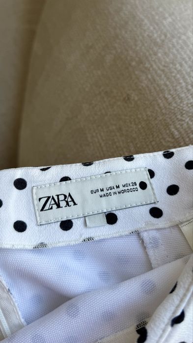 Къса пола ZARA на точки