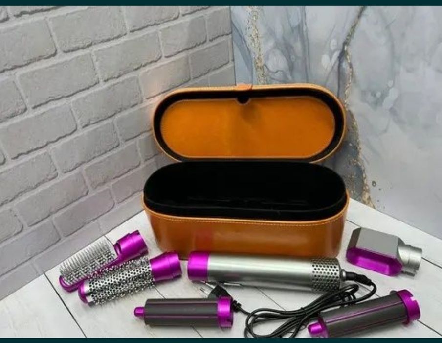 Фен стайлер 5 в 1 для укладки волос с цилиндрическими насадками Dyson