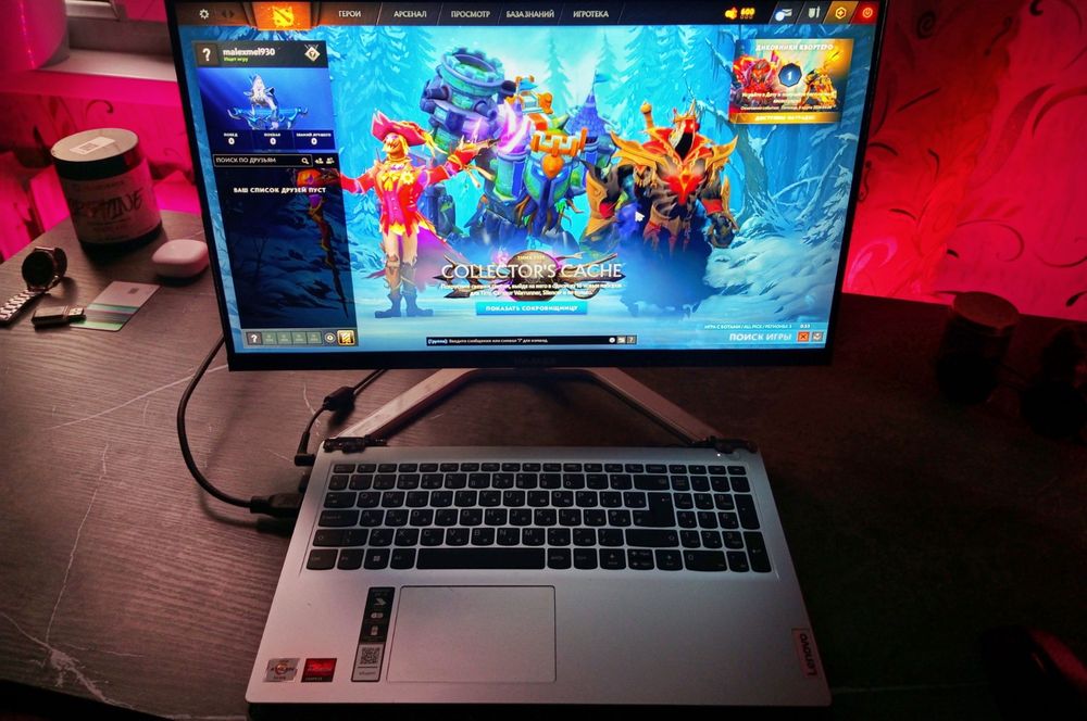 Игровой Laptop DDR5 Срочно! 3.5Ghz/ DDR5 8Gb 5500Mhz/ Full Мощный топ.