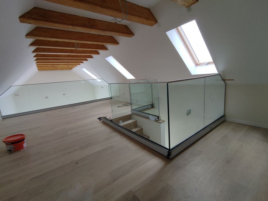 Balustrada sticla securizata