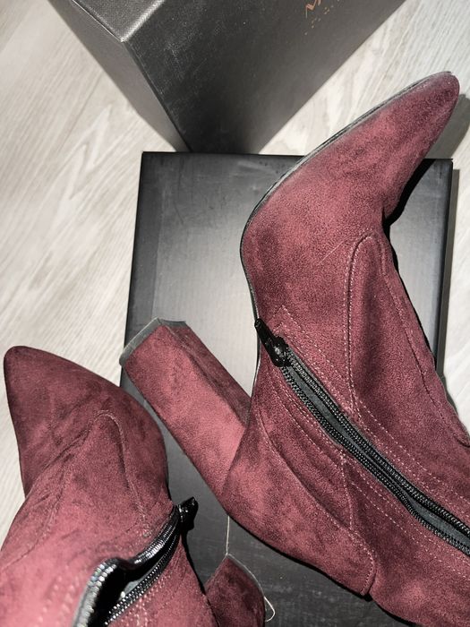 cizme catifea rosii marime 37