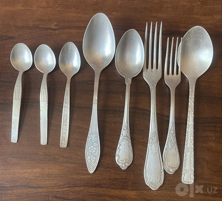 Продам мельхиоровые и металлические ложки