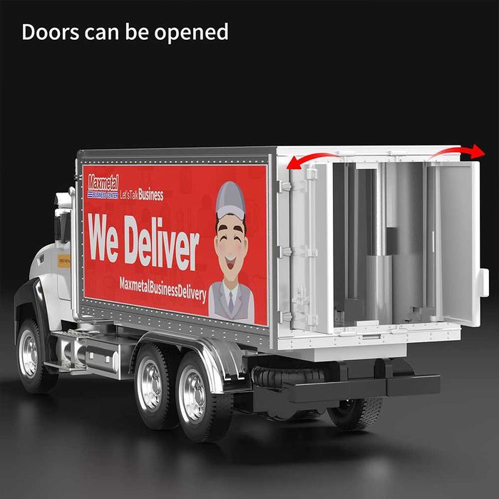 Set 3 camioane, gunoi, camion combustibil, camion delivery, pullback