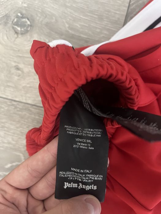 Pantaloni Scurti Palm Angels red