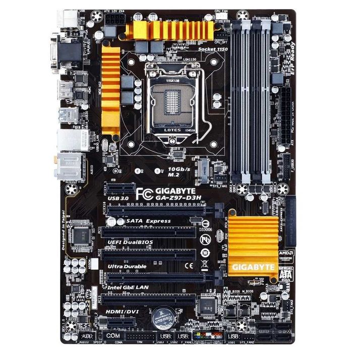 Дъно Дънна платка GIGABYTE GA-Z97-D3H 1150 DDR3 OVERCLOCK
