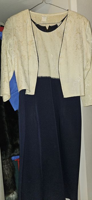 Compleu dama sacou plus rochie
