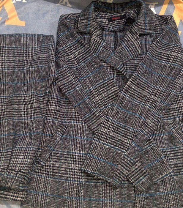 вязаный костюм классический