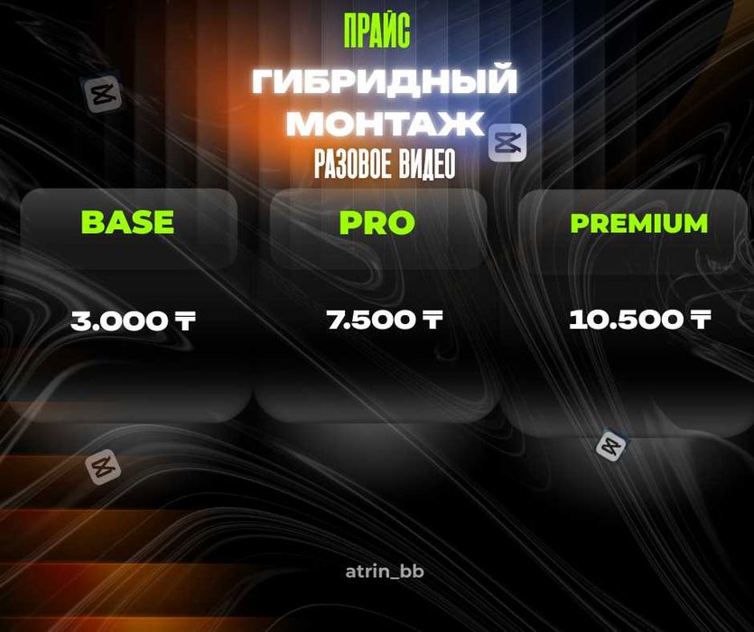 Гибридный монтаж видео Reels