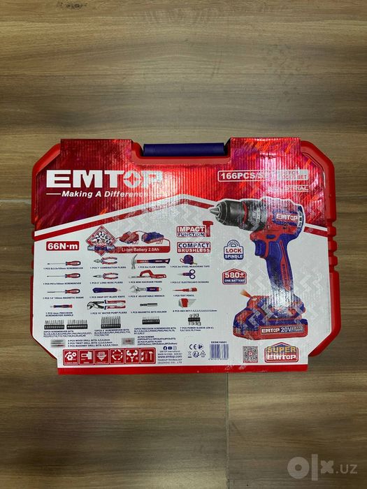 Emtop Емтоп Nabor Набор Shurupovert nabor Шуруповерт набор drel Дрел