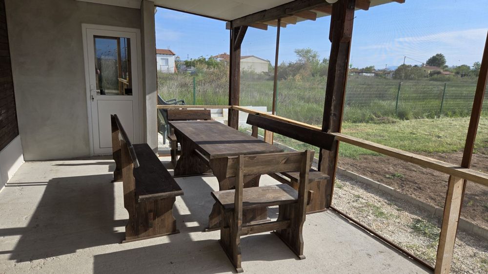 Гърция скала Авдирон на 200м от плажа бунгало със 3 спални 2 бани.