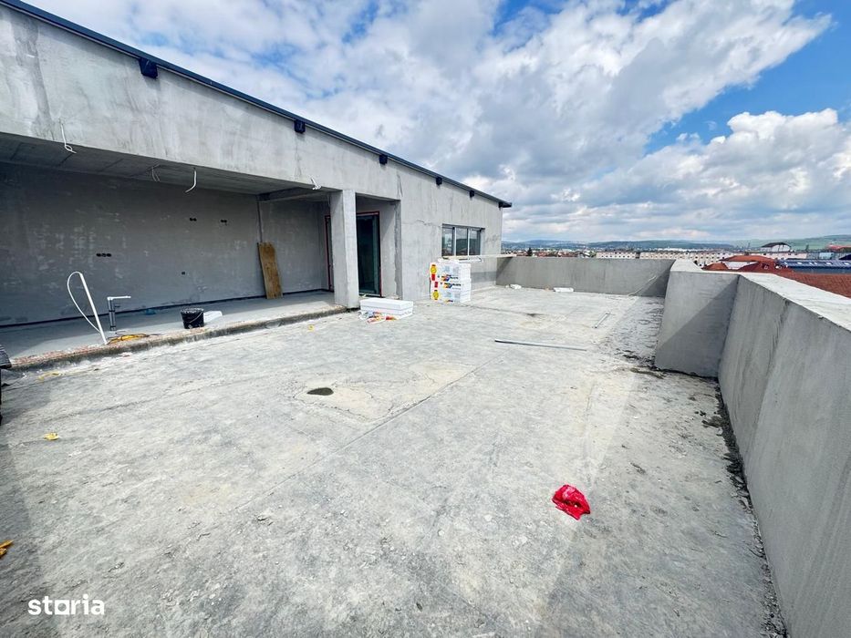 Apartament tip penthouse, terasa panoramica 90mp, Sibiu