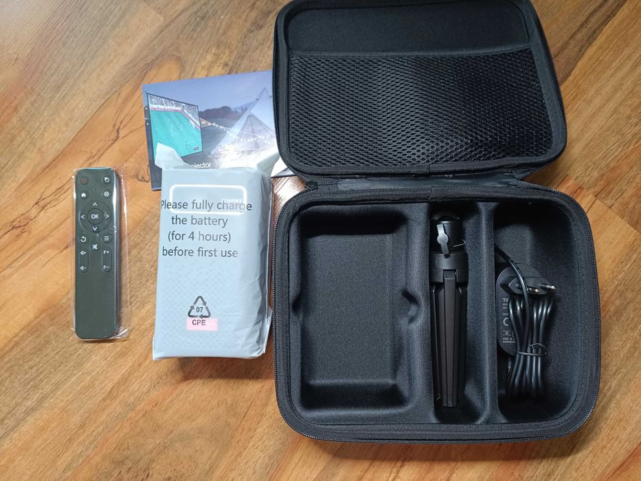 Мини проектор C900 1080P 4K, WiFi и BT5, Android 9 Smart DLP...