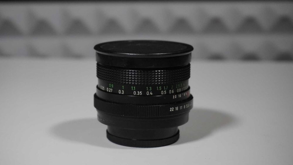 Obiectiv Foto/Video Pentacon 29mm f/2.8 – mont. M42 + adaptor M43(MFT)