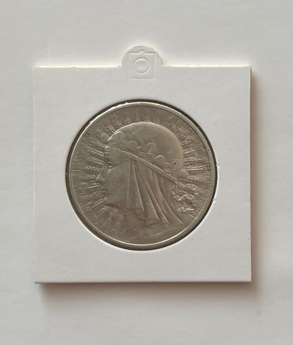 Польша 10 злотых 1932г королева Ядвига Серебро