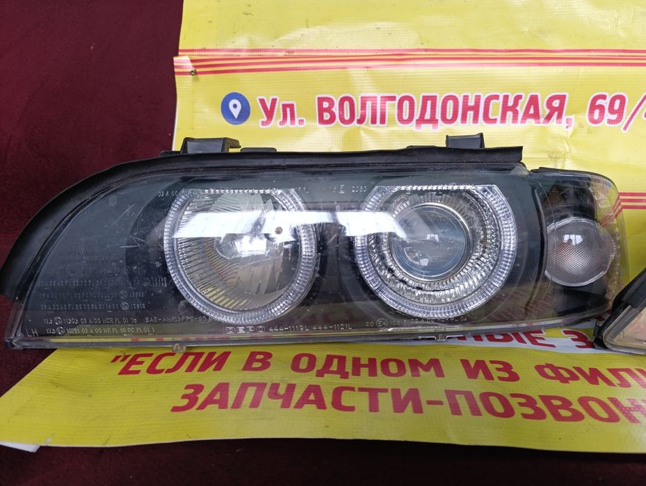 Фара левая BMW E39 (DEPO) рестайлинг
