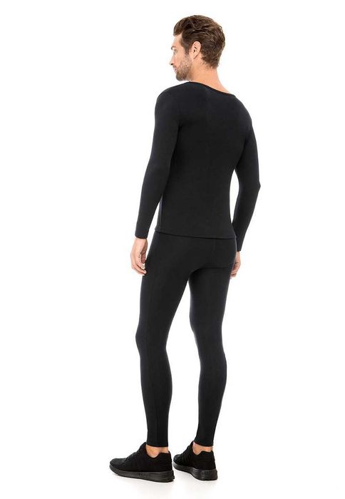 Футболка с длинными рукавами для мужчины, цвет черный