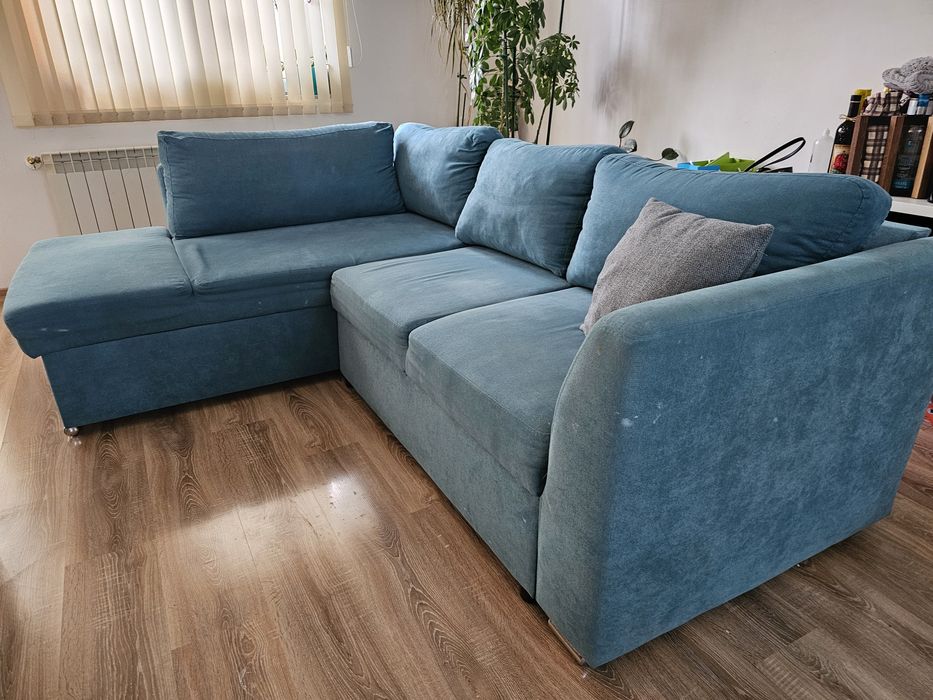 Ъглов диван с ракла и опция сън