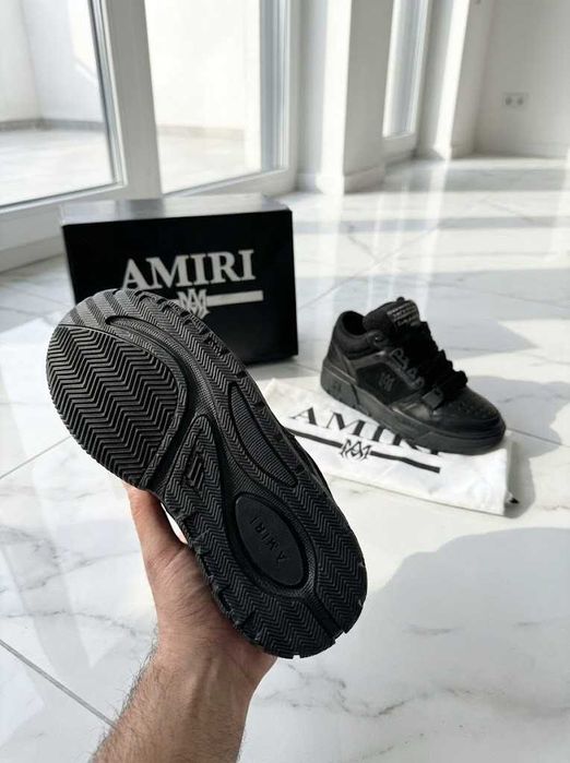 Adidasi AMIRI MA 1 Low Triple Black - Full Box - PREMIUM