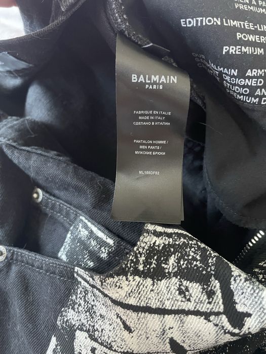 Blugi Biker Balmain