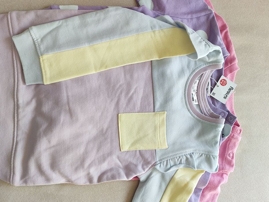 Комплект три блузки 86см