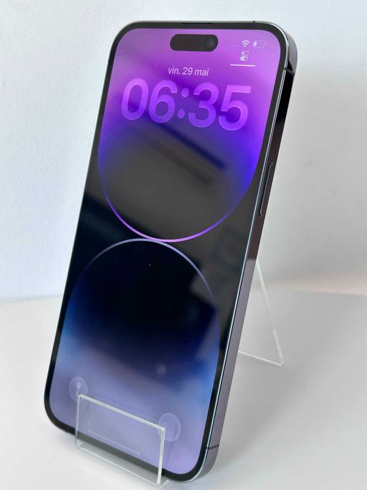 iPhone 14 Pro Max 128GB Deep Purple, baterie 82%, garanție 12 luni