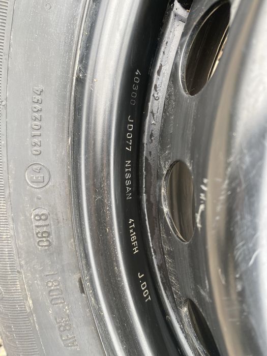 Резервна гума патерица за нисан кашкай T145/90R16