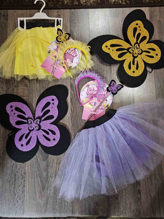 Парти костюм за момиче пеперуда от 2 до 6г.