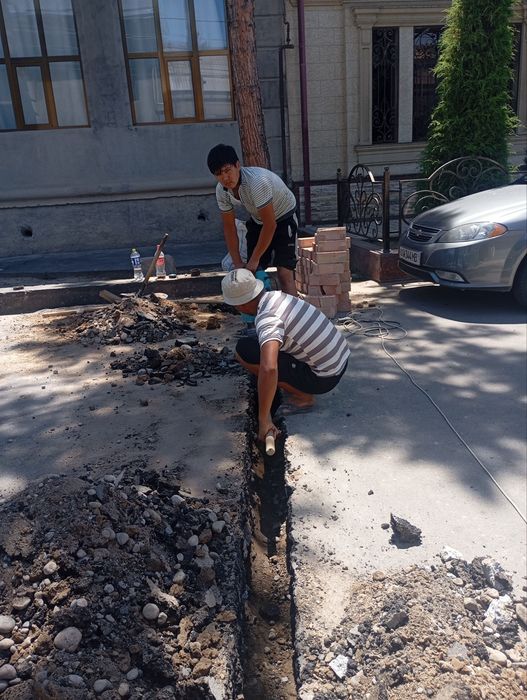 Kanalizatsiya, vadoprovod va transhe qazish xizmatlari