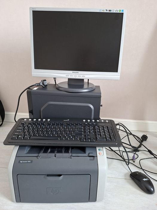 Системник Монитор и принтер