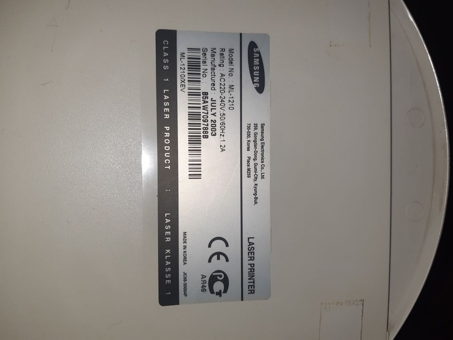 Принтер  самсунг 1210 продам в Фабричном