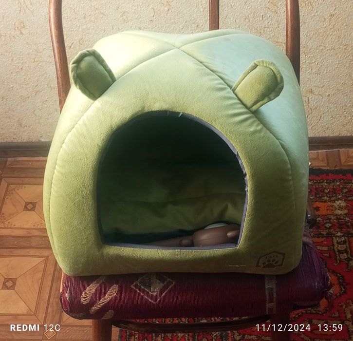 Mushuk uychasi deyarli yangi holatda ozgina foydalanilgan .