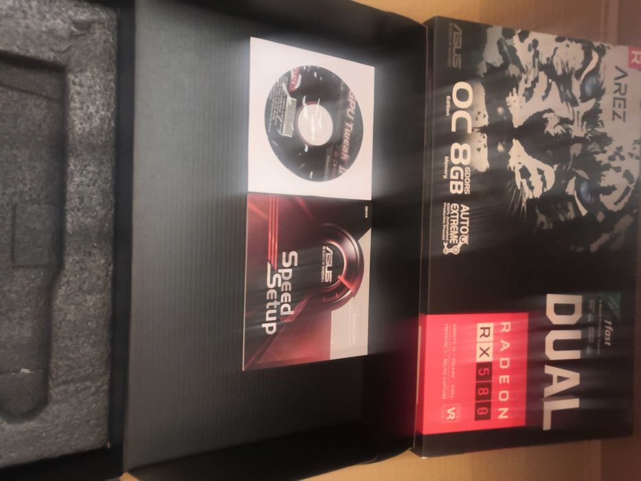 Видео карта Radeon Asus RX580 8GB с гаранция