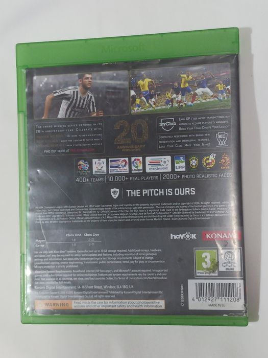 Joc original PES2016 Pro evolution Soccer Xbox One