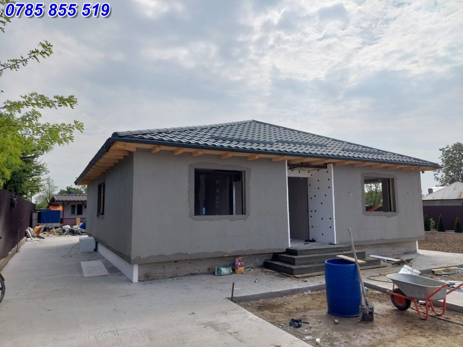 Construim case din structura metalica și panou sandwich