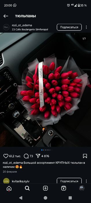 Тюльпаны к 8 марта