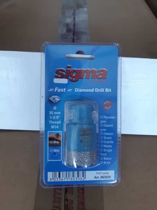 Carota/freza profesională Sigma faianță gresie pentru flex