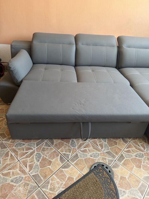 De vânzare colțar nou nouț extensibil și cu ladă de depozitarep