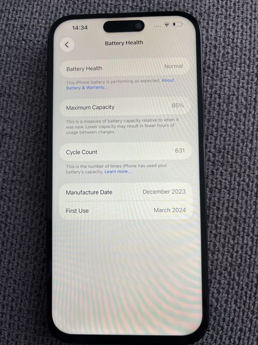 Apple Iphone 15 Pro Max 256gb Black