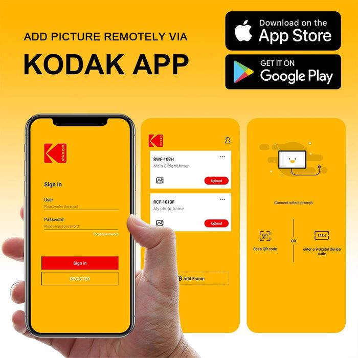Цифровая фоторамка Kodak 10 дюйма HD экран , 32 gb + Wi Fi