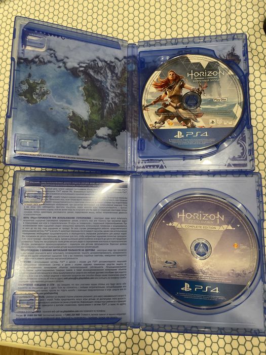 Диск Horizon Zero Dawn и Horizon Forbidden west PS4