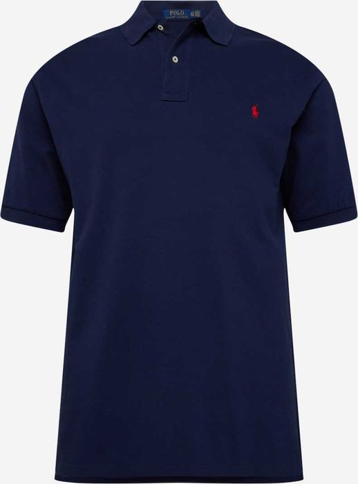Tricou original RALPH LAUREN, culoare bleumarin, M, L, XL, 2XL