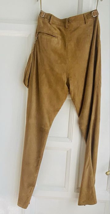 Pantaloni din piele de capra 38